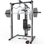 Smith Machine Power Cage Rack Squat Home Gym System No Weights Bench. Fixed Price $469.99.