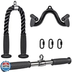 Kipika Tricep Pull Down Attachment, Cable Machine Accessories For Home Gym, C.... Fixed Price $42.36.