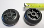 New Life Fitness Front Stabilizer Transport Wheels 0K66-01039-0000 2" X 3/4". Fixed Price $9.99.