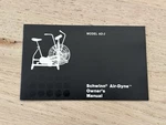 Original Schwinn Airdyne AD-2 Owner's Manual Bicycle Bike Exercise Fitness. Fixed Price $24.99.