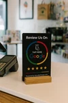 Contactless Google Review Tap Display Card Stand Nfc Business Sign Five Star. Fixed Price $10.99.