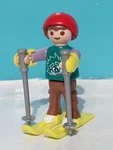 Playmobil Figure Child Skiers Sport Winter Snow Christmas. Fixed Price $7.13.