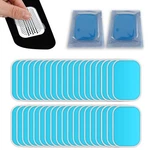 Wanmu 50PCS (25PACKS) Pads Abs Trainer Replacement, Reusable Gel Sheet Blue. Fixed Price $11.46.