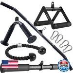 Kinglotus Cable Machine Attachments Set Home Gym Accessories 39 Lat Pull Down. Fixed Price $90.61.