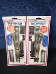 Life-like Electric Remote Control Ho Switches #8604 Right & #8605 Left Nos. Fixed Price $28.50.