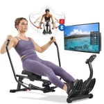Compact Smart Full Motion Rowing Machine Adjustable Resistance Workout Bluetooth. Fixed Price $199.99.