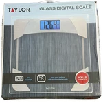 Taylor Clear Glass Digital Bath Scale Model #7604. Fixed Price $29.95.