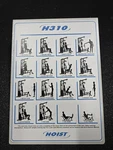 Hoist Fitness H310 Full Metal Exercise Placard Mount 26-STD-SP477. Fixed Price $39.25.