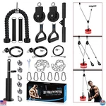 Upgraded Concho Weight Pulley System - Versatile Gym Set With Adjustable Cable. Fixed Price $73.50.
