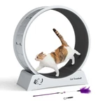 Coziwow Running Wheel Treadmill Exercise Indoor Cats Carpeted Runway. Fixed Price $69.99.