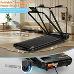 Ancheer Foldable Manual Treadmill 12% Incline Vibration Remote 320 Lb. Fixed Price $269.99.