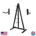 Bluslm Wall Mounted Lat Pull Down Bar Organizer Hooks Home Gym Storage Rack For. Fixed Price $87.82.