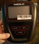 Weslo Console #381642-HH93L100164. Fixed Price $18.00.