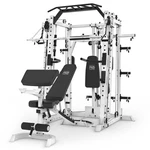 Marcy SM-7409 Smith Machine Cage Multi Purpose Home Gym Training System, White. Fixed Price $1999.99.