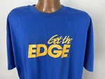 Vintage 90S Get The Edge Shirt 2XL Fitness Personal Training Gym Muscle Workout. Fixed Price $6.80.