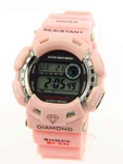 King Master Men's Powder Pink Diamond Watch .12CT DS.012. Fixed Price $34.00.