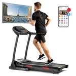 Sunny Health & Fitness Smart Performance Folding Treadmill With 15 Auto Incline. Fixed Price $599.98.