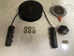 Skier Machine Parts Arm Exerciser Drum Cables Grips. Fixed Price $34.99.