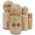 Weight Dumbbell Workout Icon Rubber For Stamping Crafting Planners. Fixed Price $9.99.