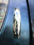 Schwinn Airdyne Bike Chrome Wind Screen Shield Deflector Fender Guard. Fixed Price $79.00.