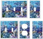 Dolphins Sea Turtle Ocean Life Light Switch Cover Plate Home Decor. Fixed Price $9.99.