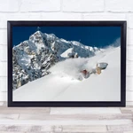 Powder Turn With Romain Grojean Action Skiing Skier Slope Snow Art Print. Fixed Price $38.95.