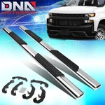 For 2019-2021 Silverado Sierra Crew Cab 5" Step Nerf Bar Running Board Chrome. Fixed Price $194.99.
