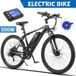 500W Electric 26'' City Mountain E-bike 21-SPEED Commuter Ebike 48V Motor-. Fixed Price $555.99.