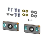 Scifit Fitness Miscellaneous Cardio Bearing Mount Block Pair Set S4748. Fixed Price $56.99.