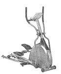 Vision Fitness X6200HRT X6100 Elliptical Owner Manual 064506-AX. Fixed Price $13.24.
