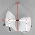 Clear Windshield For Honda Shadow Spirit Aero Rebel Deluxe Vtx Ace Cruisers. Fixed Price $72.63.