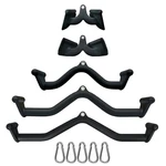 5PCS Lat Down Bar Home Gym Fitness Pulley System Cable Machine Attachment. Fixed Price $130.19.