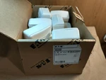 Box Of 50, Eaton B822AW White Plastic End Caps For B22A & B11 Channels. Fixed Price $19.99.