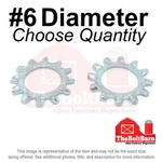 #6 External Tooth Star Lock Washer Low Carbon Steel Zinc Plated (pick Quantity). Fixed Price $78.53.