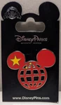 Disney Parks Pin Trading China - Mickey Head Icon Flag Lattice 2016. Fixed Price $49.99.