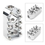 1* Universal Chrome Anti-skid Gear Brake Shift Peg Pedals Mx Style For Harley Us. Fixed Price $14.53.