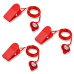 Nqeuepn 3PCS Universal Treadmill Magnetic Lock, Round Safety Key Red. Fixed Price $13.35.