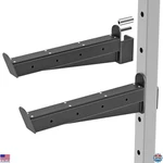Heavy Duty Safety Spotter Arms For Power Racks - Adjustable Set Of 2. Fixed Price $117.59.