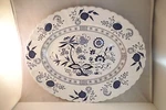 Vintage J & Meakin English Ironstone Blue Nordic 13" Oval Serving Platter. Fixed Price $25.99.