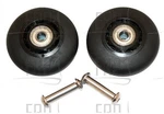 Myx / Nxt Star Trac Schwinn Part 001-0688 Transport Wheel Assembly. Fixed Price $29.95.