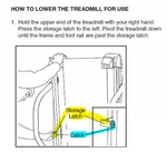 Replacement Latch & Catch Storage, Proform Crosswalk 345S Treadmill + Screws. Fixed Price $21.00.