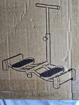 Umay Leg Ski Trainer Exercise Machine W/ Handle Bar Fitness Glider Open Box. Fixed Price $19.99.