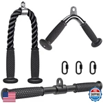 Kipika Tricep Down Rope Attachment Cable Machine Home Gym Accessories Pulle. Fixed Price $46.57.