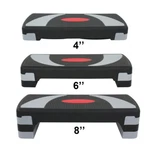 31" Aerobic Platform Exercise Stepper Workout Adjust 4"-6"-8" W/risers. Fixed Price $29.19.