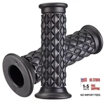 Motorcycle Grips With End Cap, Non Slip Rubber Handlebar Thruster. Fixed Price $13.75.