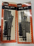 Lot 2 Vintage Life-like Trains Ho Scale Manual Switch Right Hand Nos Sealed. Fixed Price $22.49.