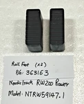 Qty Rail Feet P/n 363163 For Nordictrack RW200 Rower Model# NTRW59147.1. Fixed Price $15.88.