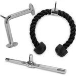 YES4ALL Combo Double 27" Tricep Rope, A. + Straight Bar V. Fixed Price $49.99.
