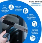 Grip Silicone Tape Wrap - For Pull Up Bars Bikes Barbells Dumbbells Bicycle. Fixed Price $12.98.