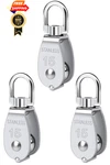 Lsqurel Cable Pulley, Can Swivel Rope 304 Stainless Steel M15 3PACK. Fixed Price $18.99.